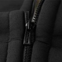 Herren Winterjacke Winddichtes Polyesterdesign Reißverschluss Praktische Taschen Warme Polyesterfütterung Kapuze für winterlichen Komfort 4