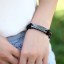 Herrenarmband aus echtem Leder J3380 8