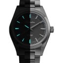 Herrenarmbanduhr mit leuchtenden Indizes und Zeigern BGW9 Wasserdicht bis 100 m Gehäuse 36 mm Edelstahl 316L Mineralglas K1 Für jeden Tag 2