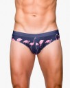 Herrenbadebekleidung mit Flamingos 8