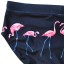 Herrenbadebekleidung mit Flamingos 3