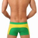 Herrenbadehose Polyester Einfarbig Seitenstreifen Mit Kordelzug Tasche Logo an der Seite Strand Schwimmbad Sportlicher Stil 3
