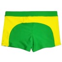 Herrenbadehose Polyester Einfarbig Seitenstreifen Mit Kordelzug Tasche Logo an der Seite Strand Schwimmbad Sportlicher Stil 4