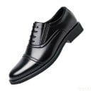 Herrenformelle Oxfordschuhe mit querem Naht über der Spitze Obermaterial aus PU-Leder Gummisohle Schwarze Farbe Für Anzug bei der Arbeit und zu gesellschaftlichen Anlässen 6