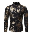 Herrenhemd mit Rosen F803 1