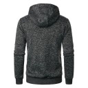 Herrenjacke mit Kapuze und Reißverschluss Sportliche Übergangsjacke mit Taschen Kontrastierende Reißverschlüsse Weiche Jacke für Frühling und Herbst in der Stadt und auf Reisen 2