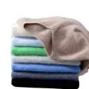 Herrenpullover aus Kaschmir mit kurzen Ärmeln und Rundhalsausschnitt Plüsch Einfarbiger Pullover Elegante Sommermode Verschiedene Farben 4