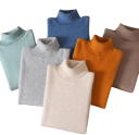 Herrenpullover aus Kaschmir mit langen Ärmeln und Rollkragen Plüsch Einfarbiger Pullover Elegante Winterbekleidung Wärmender Pullover Verschiedene Farben 2
