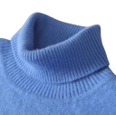 Herrenpullover aus Kaschmir mit langen Ärmeln und Rollkragen Plüsch Einfarbiger Pullover Elegante Winterbekleidung Wärmender Pullover Verschiedene Farben 3