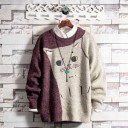 Herrenpullover Katze 6