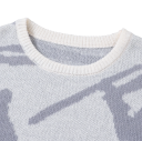 Herrenpullover mit langen Ärmeln und Rundhalsausschnitt Einfaches Muster Eleganter Strickpullover Herbst- und Wintermode Polyester Verschiedene Farben 6