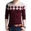 Herrenpullover mit Muster F204 6