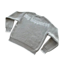 Herrenpullover mit Rundhalsausschnitt Grauer gestrickter Pullover mit beliebtem Muster Symbol Einfarbiger stilvoller Pullover Baumwolle Polyester 2