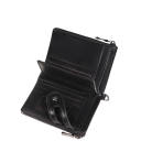 Herrens vikplånbok med RFID 12 x 10 x 3 cm Kedja Fickor med dragkedja Konstläder Säker kortskydd 3