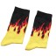 Herrensocken mit Flammen 4