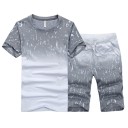 Herresæt i to farver - T-shirt og shorts J2767 6