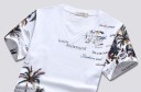 Herresæt med palmer - T-shirt og shorts J1562 6