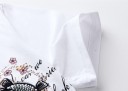 Herresæt - T-shirt med fiskeprint og shorts J1561 10
