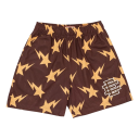 Herreshorts i mesh, løse sommershorts med stjerneprint, hurtigttørrende shorts til træning og fritid 4