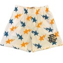 Herreshorts i mesh, løse sommershorts med stjerneprint, hurtigttørrende shorts til træning og fritid 5