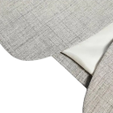 Herresjakke i polyester og bomuld Elegant åndbar jakke til mænd med lommer og brystlomme Enfarvet stilfuld jakke med knap 5