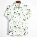 Herreskjorte med avocadomotiv 4