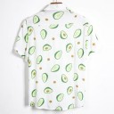 Herreskjorte med avocadomotiv 2