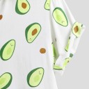 Herreskjorte med avocadomotiv 3