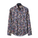 Herreskjorte med blomster F624 4