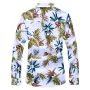 Herreskjorte med blomster F626 2