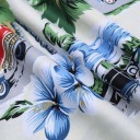 Herreskjorte med blomster F688 2