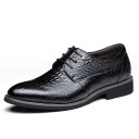 Herresko med slangeskindsdesign J1509 11
