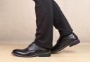 Herresko med slangeskindsdesign J1509 7