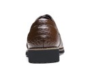 Herresko med slangeskindsdesign J1509 9