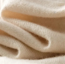 Herresweater med lange ærmer og V-hals Enfarvet elegant strikket sweater Uld og elastiske fibre Efterårs- og vintermode 3