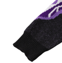 Herresweater med O-hals Stilfuld strikket sweater med skeletmønster Lange ærmer Moderne efterårs- og vinter sweater Polyester Forskellige farver 3