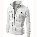 Herresweatshirt i et interessant design J939 6