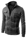 Herresweatshirt i et interessant design J939 8