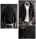Herresweatshirt i et interessant design J939 4