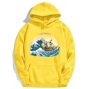 Herresweatshirt med bådprint 6
