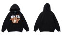 Herresweatshirt med bamse F129 1
