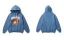 Herresweatshirt med bamse F129 3