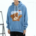 Herresweatshirt med bamse F129 4