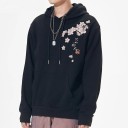 Herresweatshirt med blomster A2554 5
