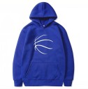 Herresweatshirt med boldprint 3