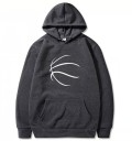 Herresweatshirt med boldprint 9