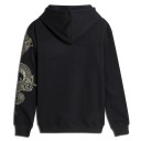 Herresweatshirt med drage F115 1