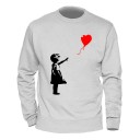 Herresweatshirt med en pige 10