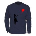 Herresweatshirt med en pige 8