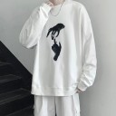 Herresweatshirt med håndtryk 4